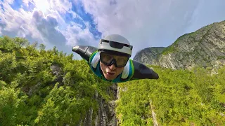 My Dream Wingsuit Jump ft. Horses! // Last Flight in Norway