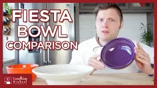 Fiesta Bowl Comparison - Salad Bowls Cereal Bowls Bistro Bowls and More