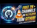 Free IPTV Playlist for VLC Player GitHub Link