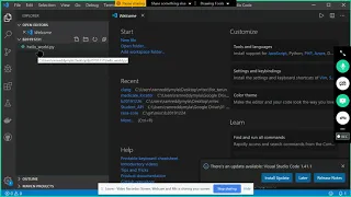 Python Hello World Using VS Code