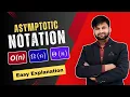 Asymptotic Notation Big O Big Omega Theta Notation DAA DSA Easy Explanation