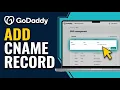 How to Add CNAME Record in GoDaddy 2026 Quick Guide