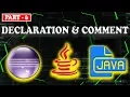 java tutorial for beginners declaration and comment part 6