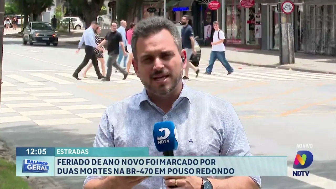 Feriado de Ano Novo foi marcado por duas mortes na BR-470 em Pouso Redondo