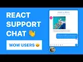 React Support Chat - Impress Users with Custom Powerful Chat in 1 Hour 2021