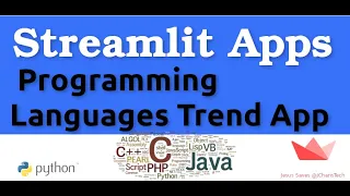 Building a Programming Language Trends App with Streamlit Python