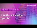 7 Buffer Cache Allocation Scenarios getblk brelse Maurice Bach KLU Madhav PVL