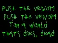 Kataklysm  Push the venom Lyrics on Screen!