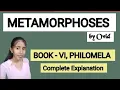 Ovid Metamorphoses Book VI - Philomela by A P EDUCATION HUB Complete Explanation