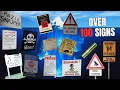 The ULTIMATE Scary Signs Iceberg Over 100 Signs