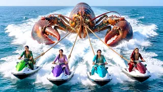 Great Giant Lobster cooking 🦞 Village Festival Begins 