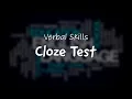 Cloze Test Example Question Answer In English - VERBAL SKILLS
