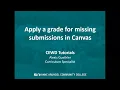Canvas Grading Policy Late Submissions