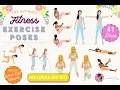 WORK OUT AT HOME FOR WOMEN Exercise GIF Poses for Training Program