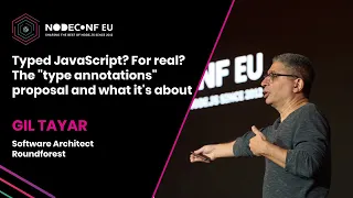 Typed JavaScript For real The type annotations proposal and what it s all about - Gil Tayar