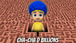 I found a D BILLIONS CHA-CHA inside the BIGGEST MAZE in Minecraft !