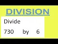 Divide 730 by 6