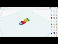 Letters Keychaing Tinkercad Tutorial