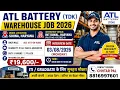 ATL Battery TDK Warehouse Job 2026 19 600 In-Hand Salary ITI Graduate Vacancy Haryana Job
