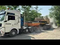 Download Lagu Triple Excavator Transport: Caterpillar 365B, 324E, And Liebherr 964 - Fasoulas Heavy Transports 4k