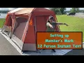 How to Set Up Sam s Club Members Mark 12 Person Cabin Instant Tent