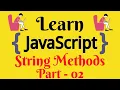 JavaScript Lecture - 52 String Methods Part