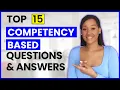 15 COMPETENCY BASED Interview Questions and Answers STAR Method Included