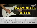Lagu 10 Palm Mute Guitar Riffs