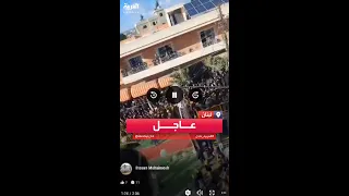 لحظة انفجار جهاز لاسلكي بشكل غامض أثناء تشييع ضحايا انفجارات البيجر 