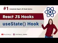 React JS useState Hook Complete React Hooks Series