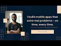 Miftah Fentaw Upwork Developer Introduction Mobile Web Desktop Apps