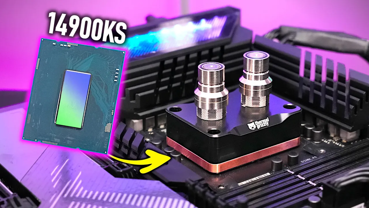 My New Water Block - Time for 14900KS Direct Die