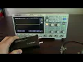 Adding a function generator SAG1021 to an SDS1004X-E Series Oscilloscope