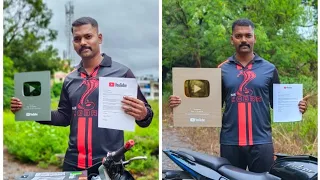 Gold Play Button | Mr COBRA | Poviarasan