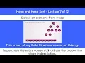 Heap Sort - Part 7 Delete element from Heap