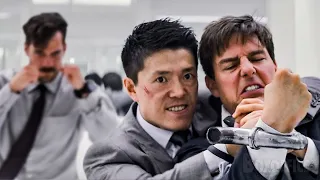 the 3 best scenes with tom cruise u0026 henry cavill in mission impossible fallout 4k