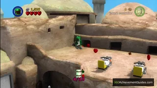 LEGO Star Wars: The Force Awakens 100% guide for the Prologue - The Battle of Endor. This shows th. 