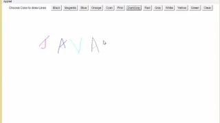 Core java projects - Java paint program