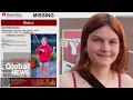 Kingston Ont family pleads for help to find missing 14-year-old Klaira Sophia Peters