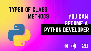 Types of class methods Python Tutorial Series in Tamil EMC Academy