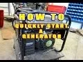 HOW-TO Quickly Start A Generator That Won t Start