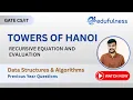 7 of Hanoi Recursive equation and Evaluation Recursion Stacks Data Structures Algorithms