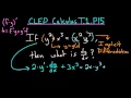 CLEP Calculus Implicit Differentiation