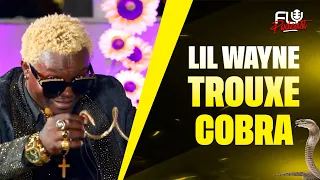 Lil Wayne trouxe cobra no Fly Podcast Lil Waine de Moz