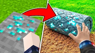 MINECRAFT BUT EVERY HEART MAKES IT MORE REALISTIC