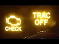 How to Fix Reset Check Engine TRAC OFF Warning Lights Stays On or Flashing TRAC OFF Light On