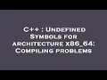 C Undefined Symbols for architecture x86 - 64 Compiling problems