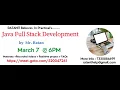 Java FullStack Development Mr Ratan sir 7330886699 https meet goto