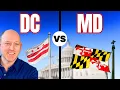 Living in Washington DC VS Maryland - How to Choose Between Living in DC and Living in MD 2024