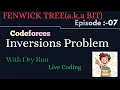 Inversions Problem Fenwick Tree BIT Episode 7 Dry Run Codeforces